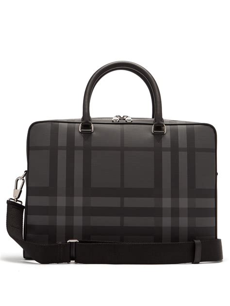 burberry large london leather briefcase|burberry ainsworth briefcase.